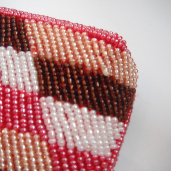 Beaded Multicolor Clutch Evening Purse - Picture 11 of 13
